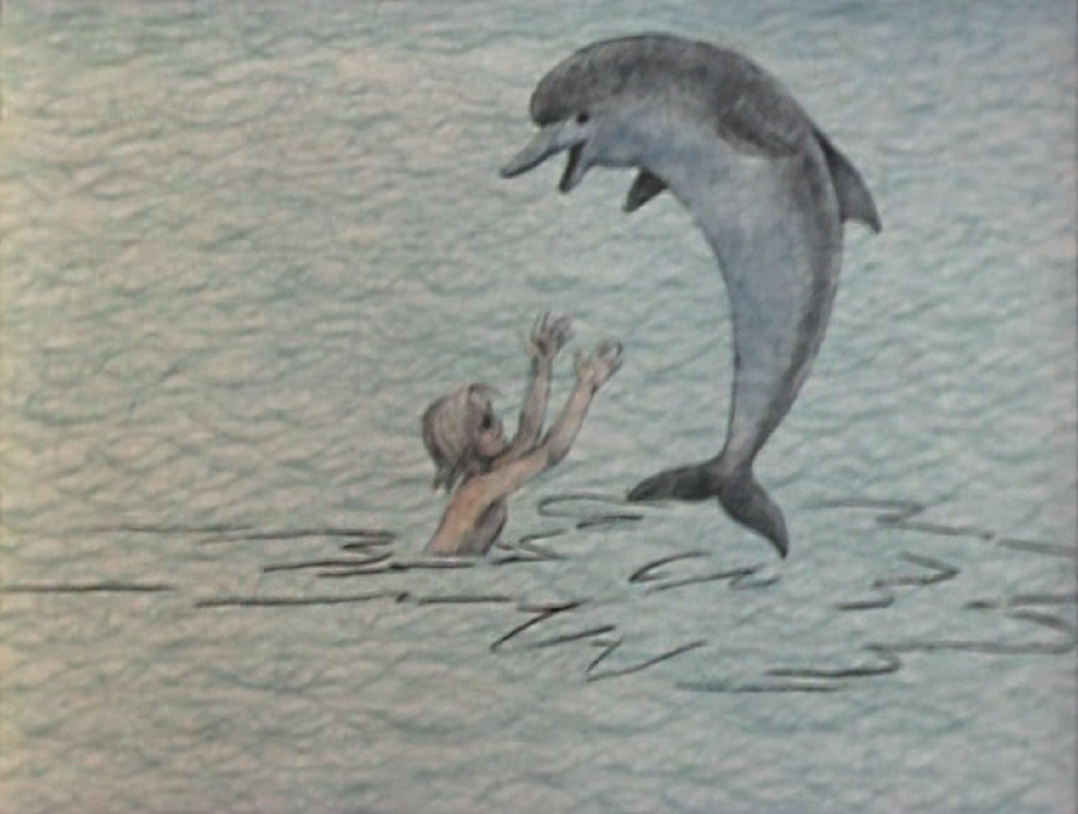 Дельфин я говорю тебе про любовь. Девочка и Дельфин с.Сахарнов. Девочка и Дельфин 1979. Сахарнов девочка и Дельфин иллюстрации.